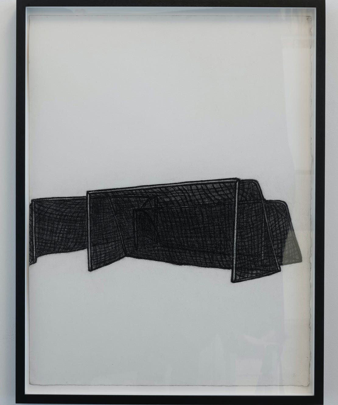 Daniel Svarre drawing, contemporary art, charchoal, paper