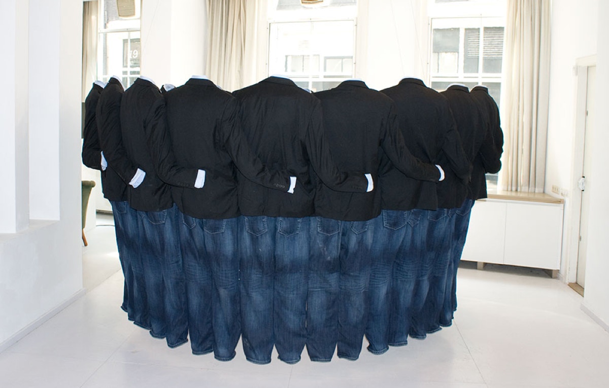 group20, sculpture, contemporary art, copenhagen, daniel svarre, textile, clothes