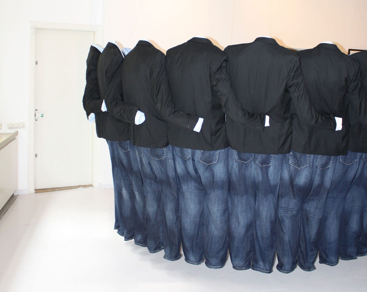 group20, sculpture, contemporary art, copenhagen, daniel svarre, textile, clothes