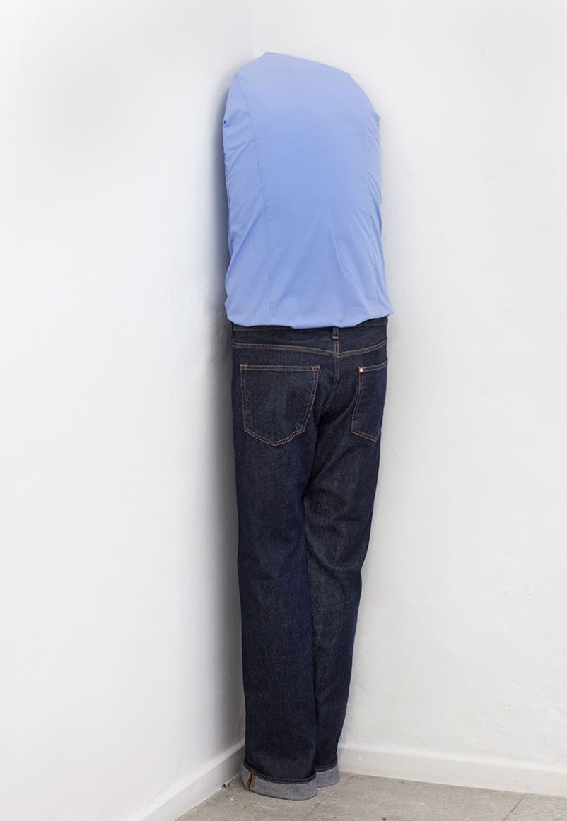 contemporary art, daniel svarre, sculpture, clothes